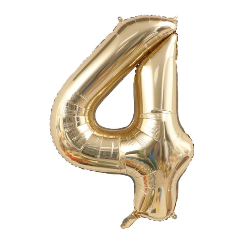 1pc 40inch Platinum Colour Number Balloons Figure Helium Balloon Digit