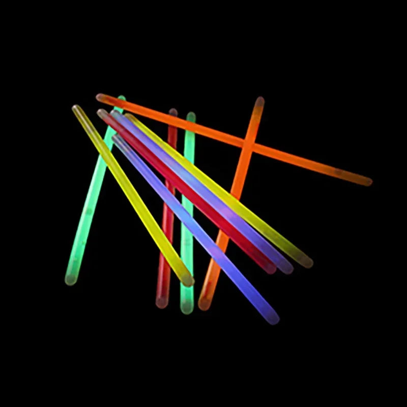 50/100pcs Light Glow Stick Party Supply Necklace Bracelets Wedding Bar