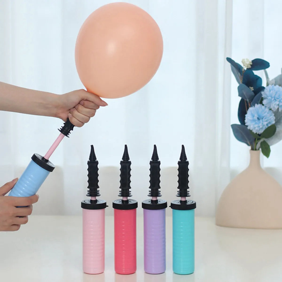 High Quality Balloon Pump Air Inflator Hand Push Portable Useful