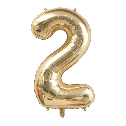 1pc 40inch Platinum Colour Number Balloons Figure Helium Balloon Digit