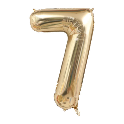 1pc 40inch Platinum Colour Number Balloons Figure Helium Balloon Digit