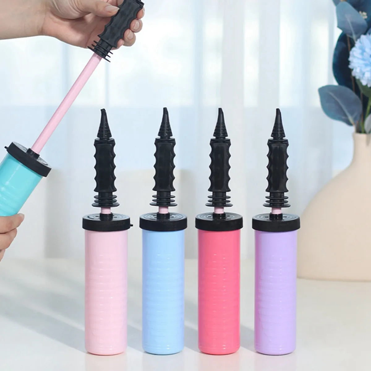 High Quality Balloon Pump Air Inflator Hand Push Portable Useful