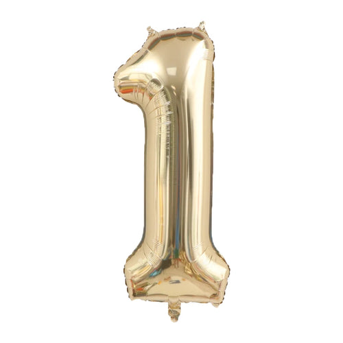 1pc 40inch Platinum Colour Number Balloons Figure Helium Balloon Digit