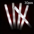 15/30Pcs LED Glow Sticks Bulk Colorful RGB Glow Foam Stick Cheer Tube